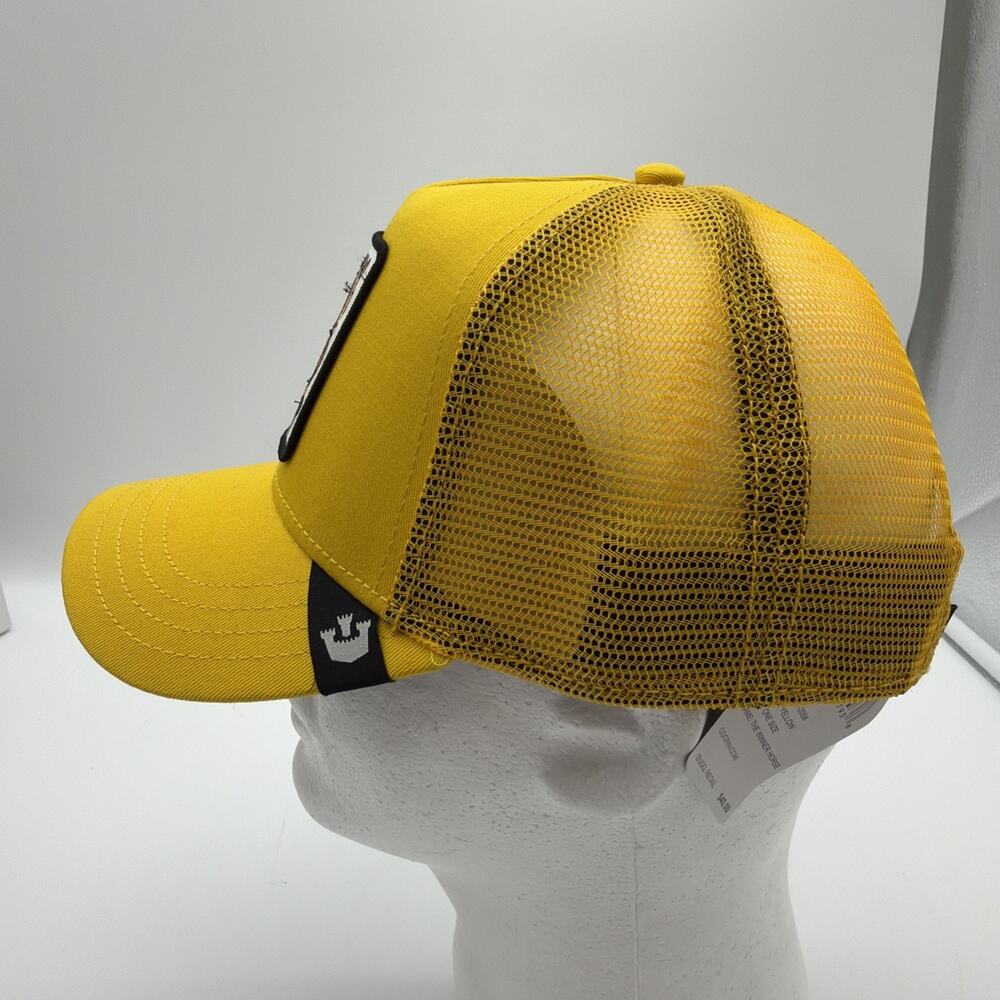 Goorin Bros Yellow Winner Horse Trucker Hat Adjustable Snapback - Picture 2 of 7